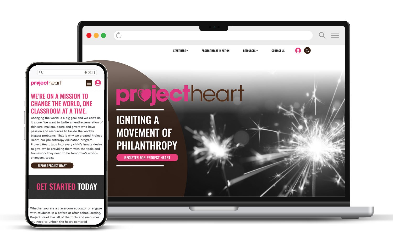 Project Heart Website Portfolio