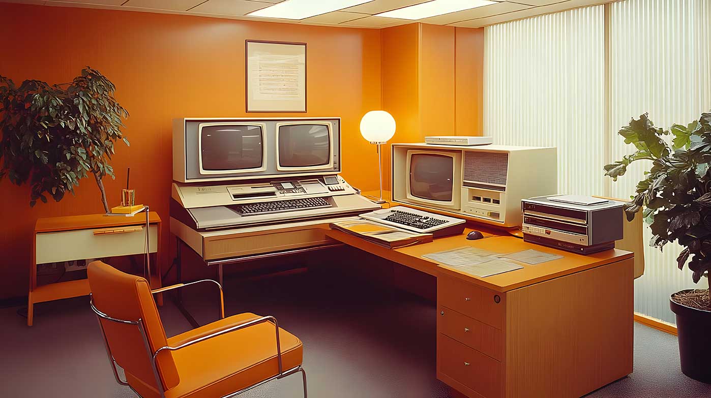 Old School 70s conversion rate optimization office